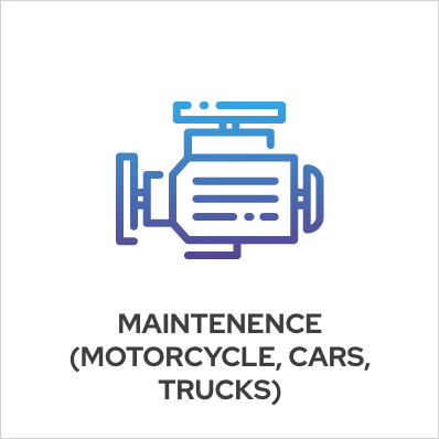 Maintenence (motorcycle, cars, Trucks)